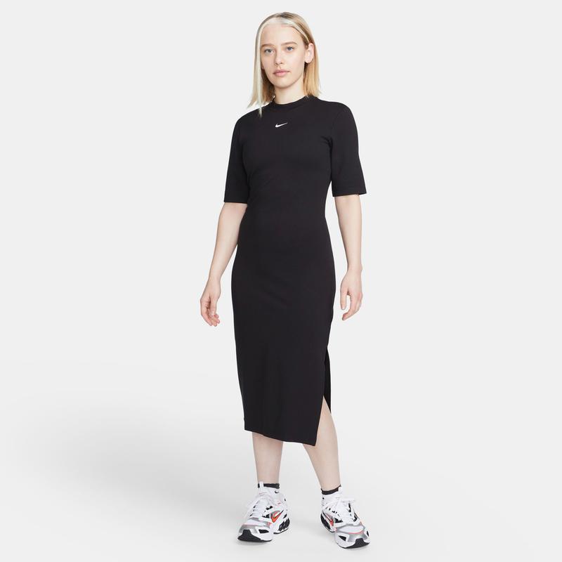 NIKE Women's Nike Sportswear Chill Knit Ribbed Midi Dress