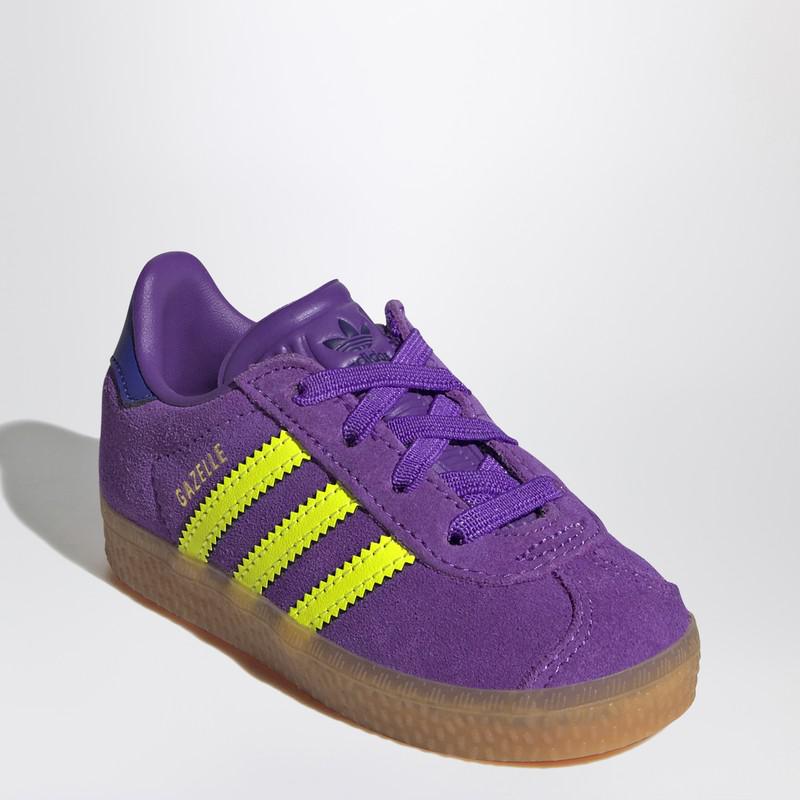 Adidas Gazelle Active Purple/Solar Yellow Sneaker with elasticated laces