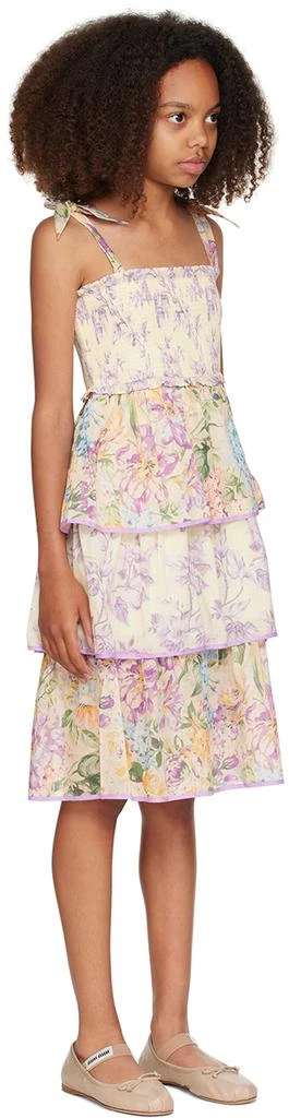 Zimmermann Kids Multicolor Halliday Dress 2