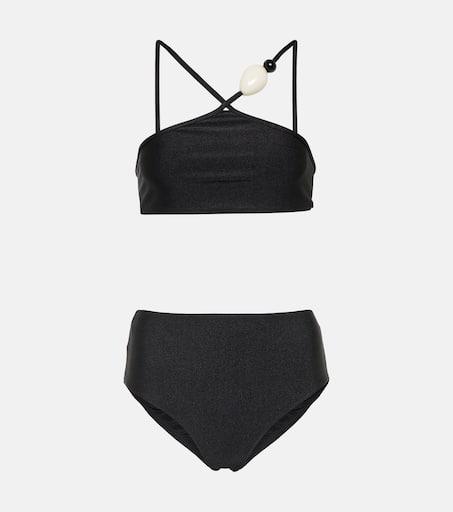 Adriana Degreas Embellished mid-rise bikini