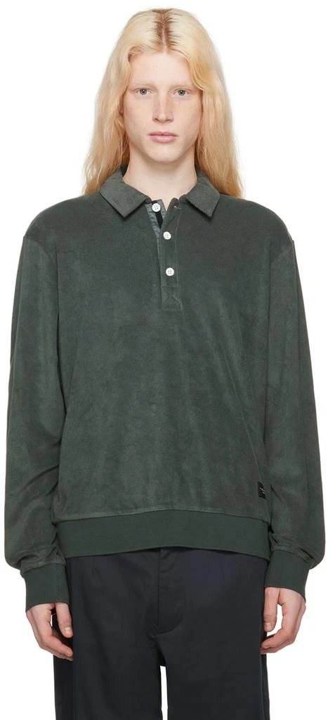 Rag & Bone Green Locker Loop Polo 1