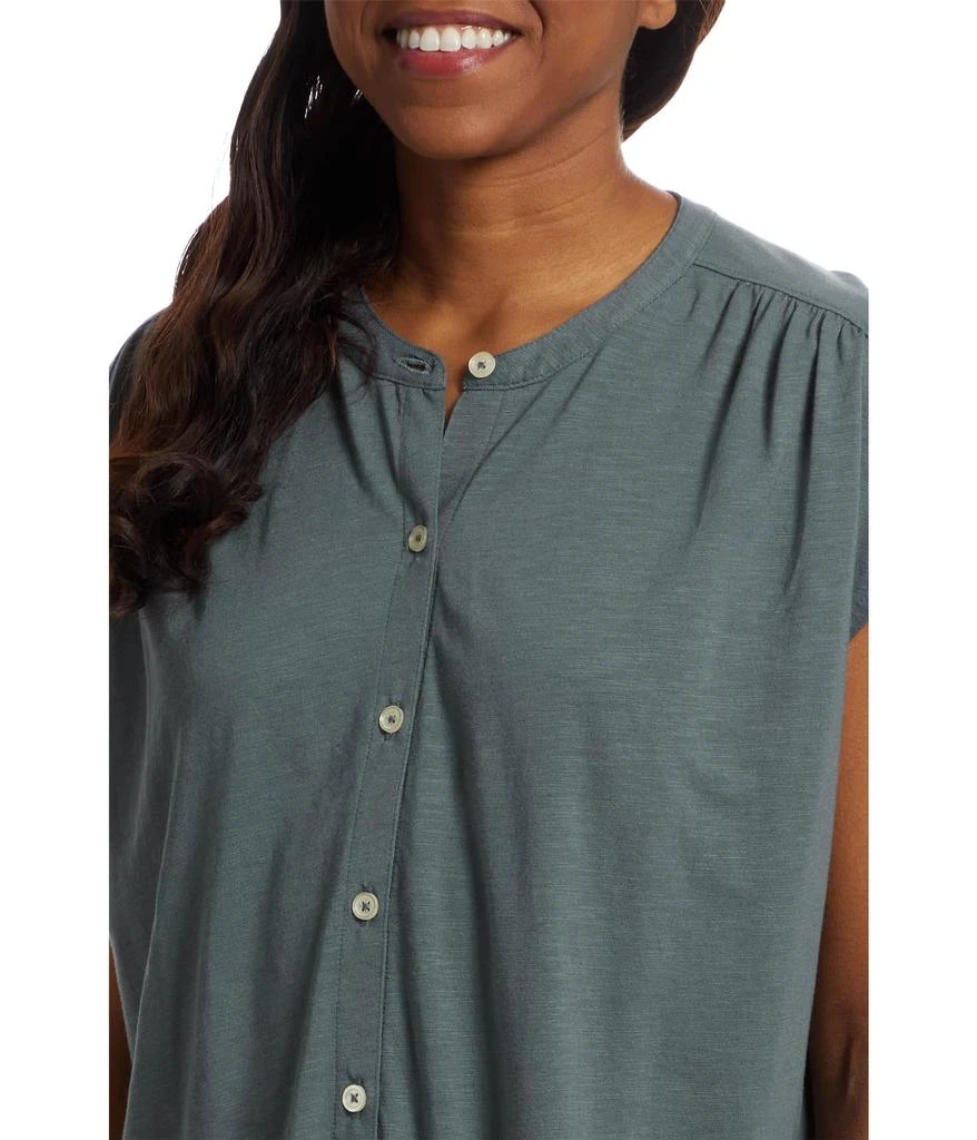 Lilla P Relaxed Button Down Tee 4