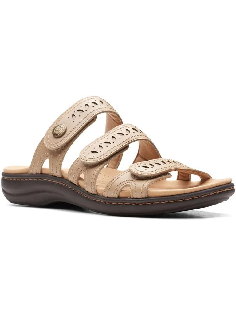 Clarks Laurieann Dee Womens Leather Comfort Flat Sandals 7