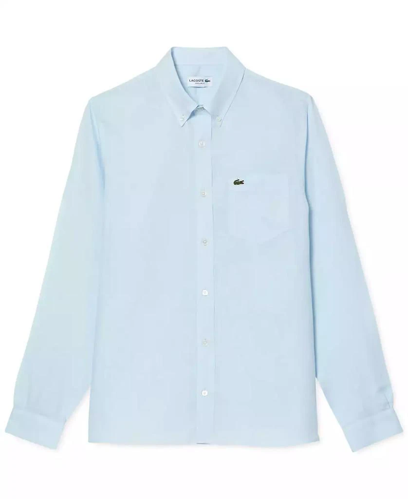 Lacoste Men's Regular-Fit Linen Shirt 4
