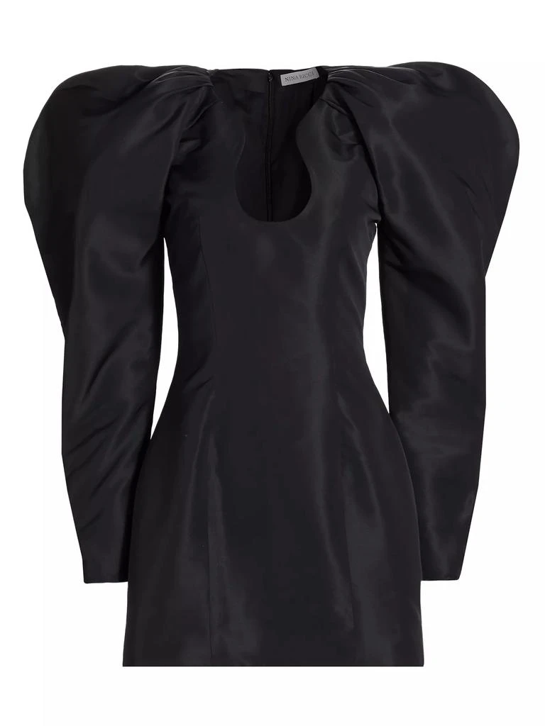 Nina Ricci Faille Coccoon-Sleeve Minidress 1