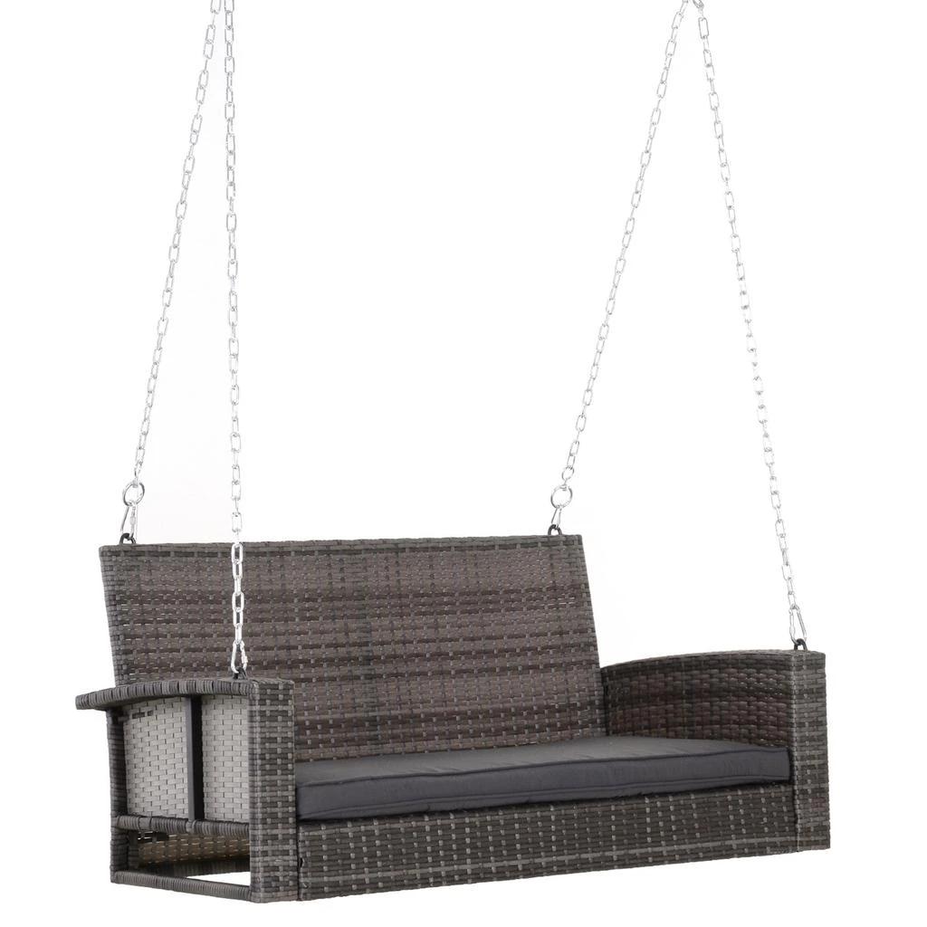 Streamdale Furniture Streamdale 2 Person Wicker Hanging Swing Bench