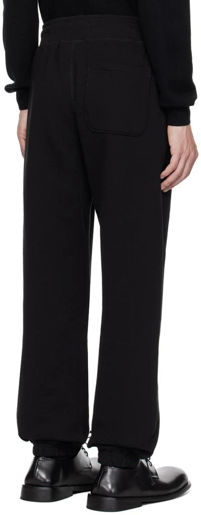 BENTGABLENITS Black Embroidered Sweatpants 3