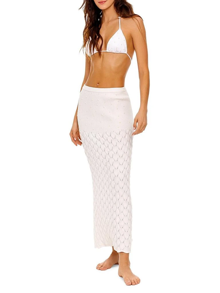 Agua Bendita Theodora Tales Knit Maxi Skirt 2
