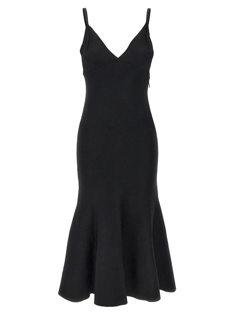 ROLAND MOURET Roland Mouret Stretch Knit Midi Gown 6