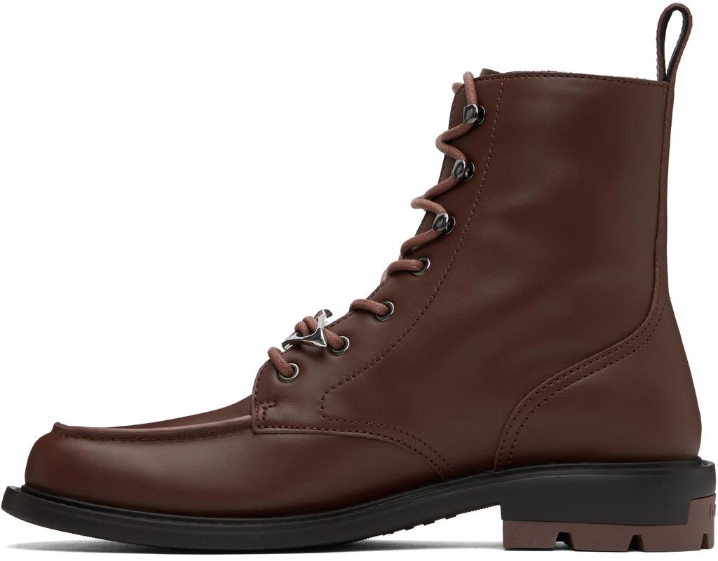 BOTH Brown Dressy Laced Boots 3