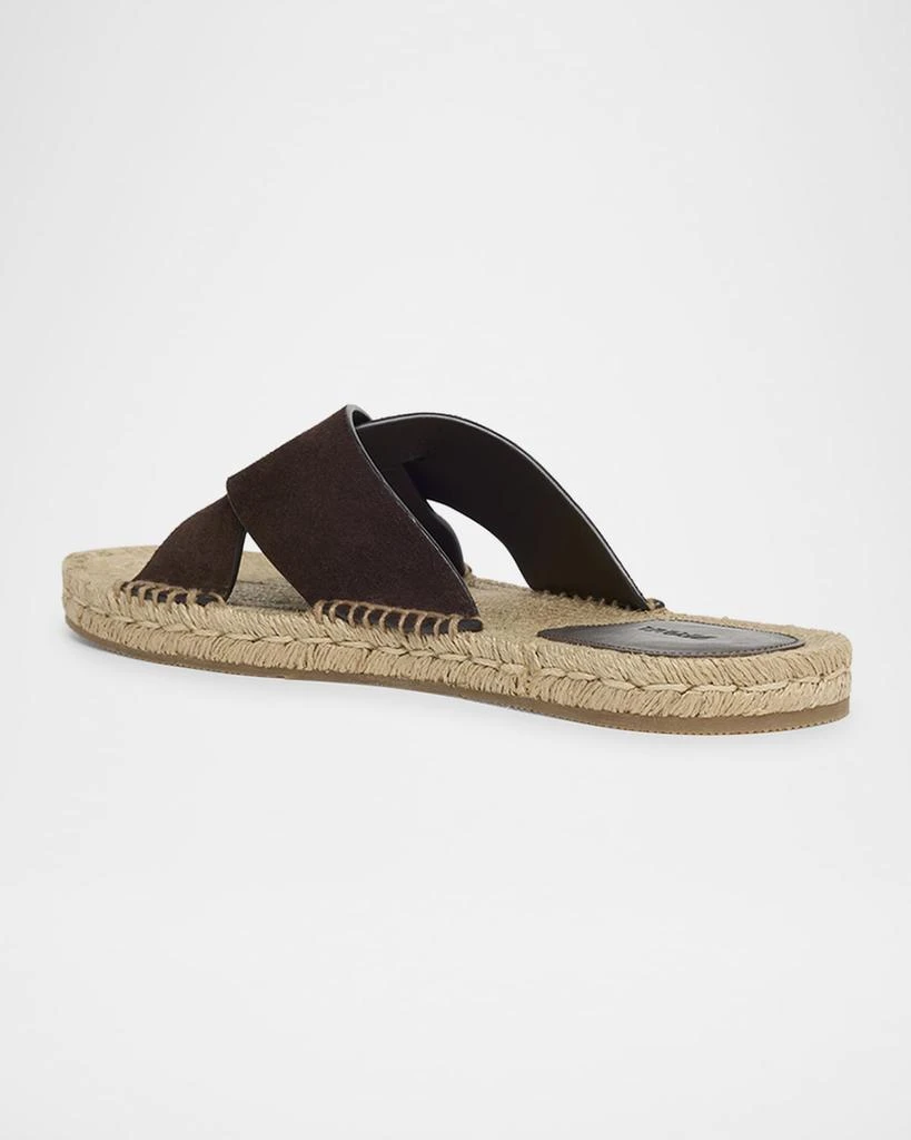 Zegna Men's Panarea Suede Espadrille Sandals 2