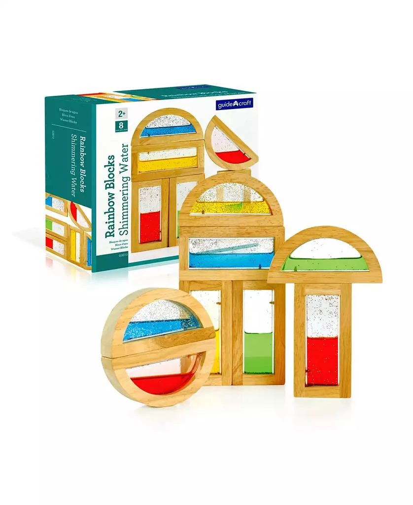 Guidecraft, Inc Guidecraft Rainbow Blocks - Shimmering Water 1