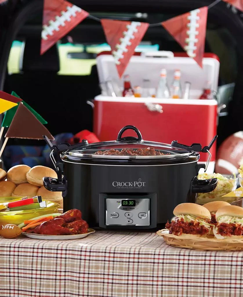 Crock-Pot 7-Quart Cook & Carry Oval Slow Cooker 2