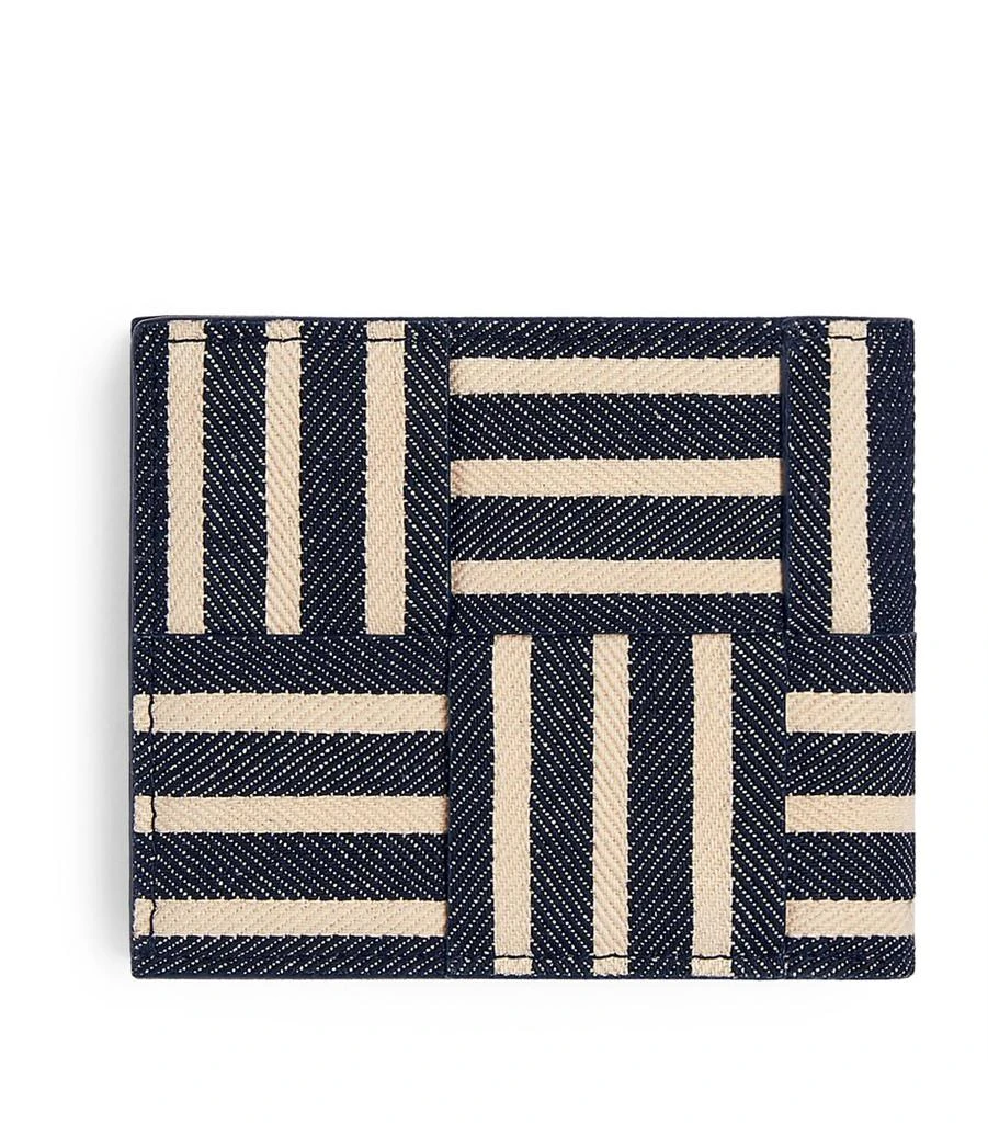 Bottega Veneta Hickory Denim Bi-Fold Wallet 1
