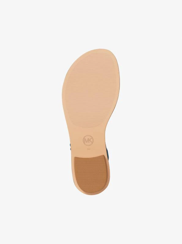 Michael Kors Mallory Signature Logo T-Strap Sandal 5