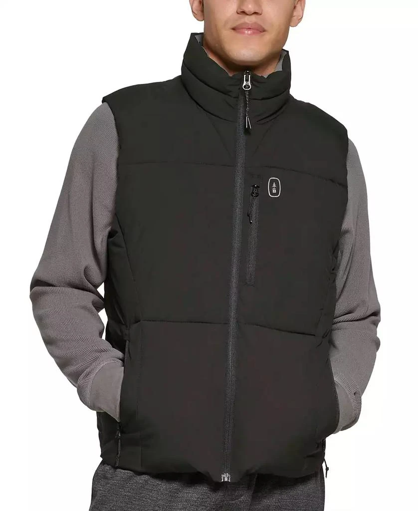 BASS OUTDOOR Men's Glacier Quilted Full-Zip Hiking Vest 1