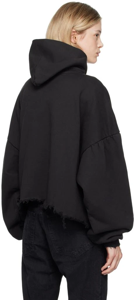 Balenciaga Black Distressed Hoodie 3