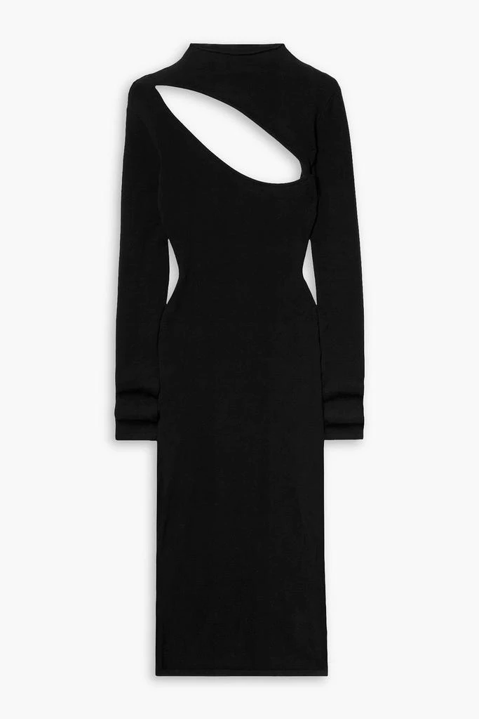 Good American Cutout stretch-cotton midi dress 1