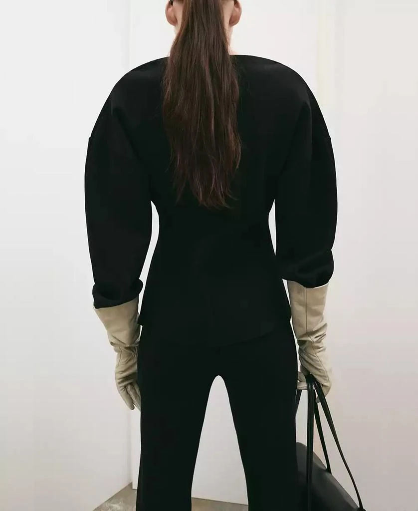 Mango Women
s Oversized V-Neck Cardigan Sweater 6