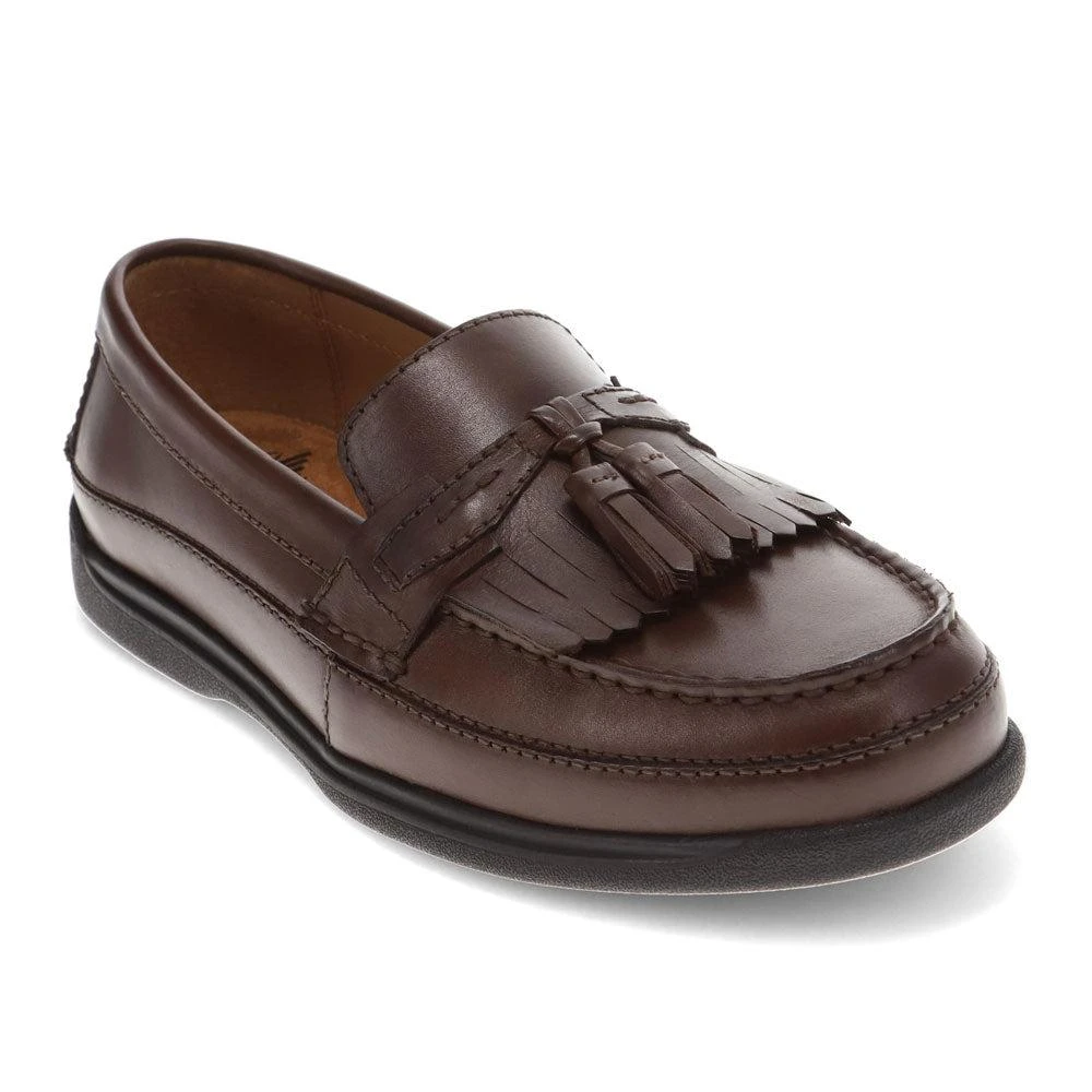 Dockers Mens Sinclair Leather Dress Casual Tassel Loafer Shoe 1