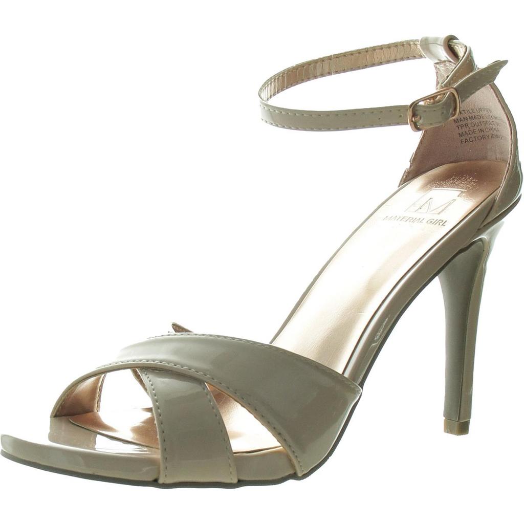 Material Girl Msara Womens Criss-Cross Manmade Ankle Strap