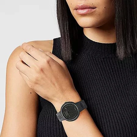 Versace Versace Medusa Pop Swiss Quartz Black Silicone Watch, 39mm 5