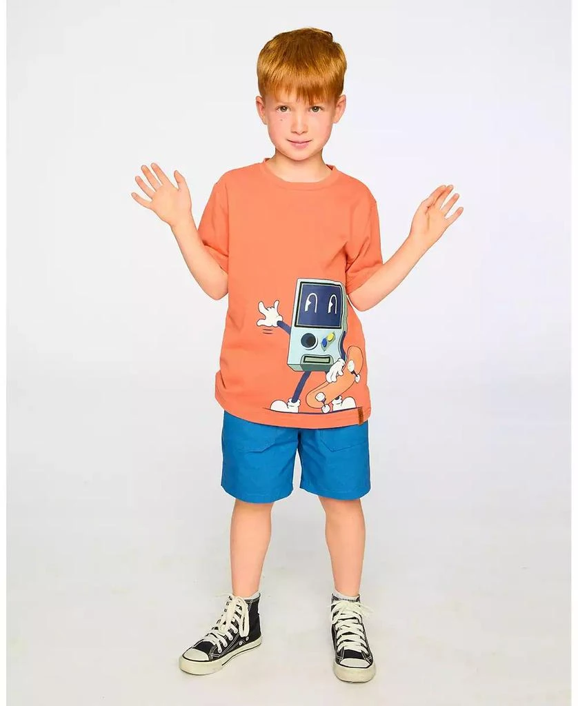 Deux par Deux Baby Boys Parachute Shorts with Patch Pockets 2