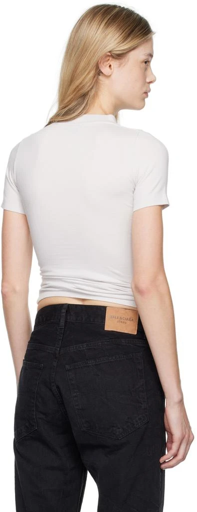 Balenciaga Off-White 'Beverly Hills' Fitted T-Shirt 3