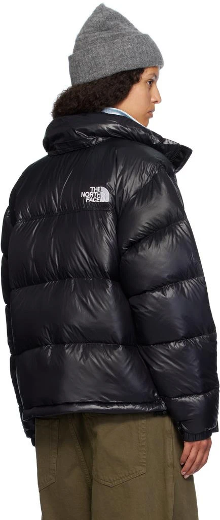 The North Face SSENSE Exclusive Black 1996 Retro Shine Nuptse Down Jacket 3