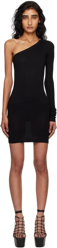 Rick Owens Black Concordians Ziggy Minidress 1
