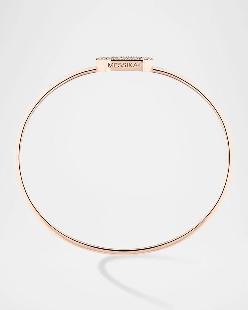 Messika MOVE UNO 18K PINK GOLD FLEX DIAMOND PAVE BRACELET 2