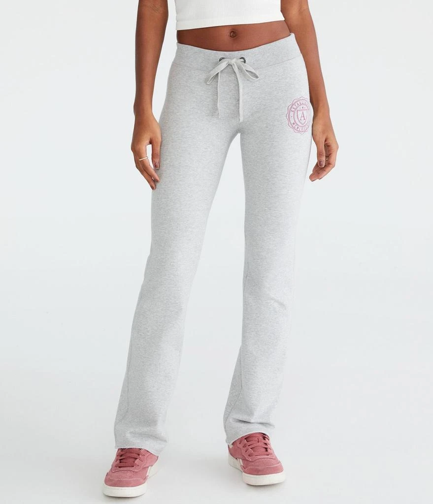Aeropostale Logo Crest Fit & Flare Sweatpants 1