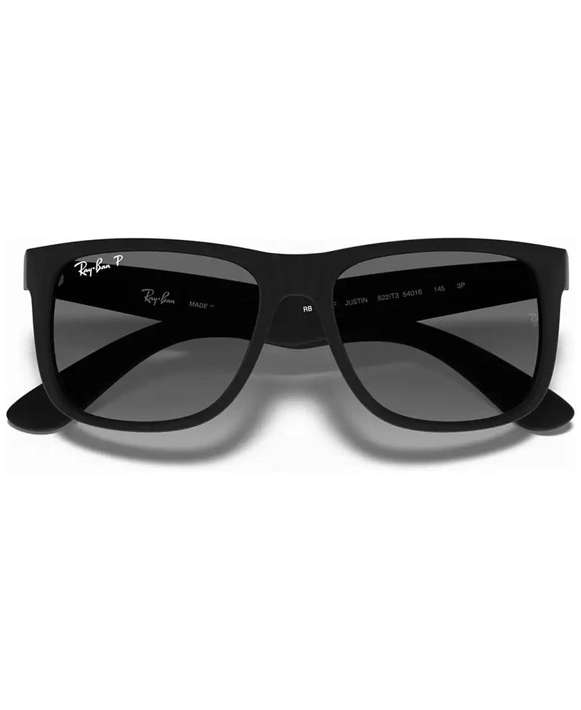 Ray-Ban Unisex Polarized Low Bridge Fit Sunglasses, RB4165F Justin Classic 3