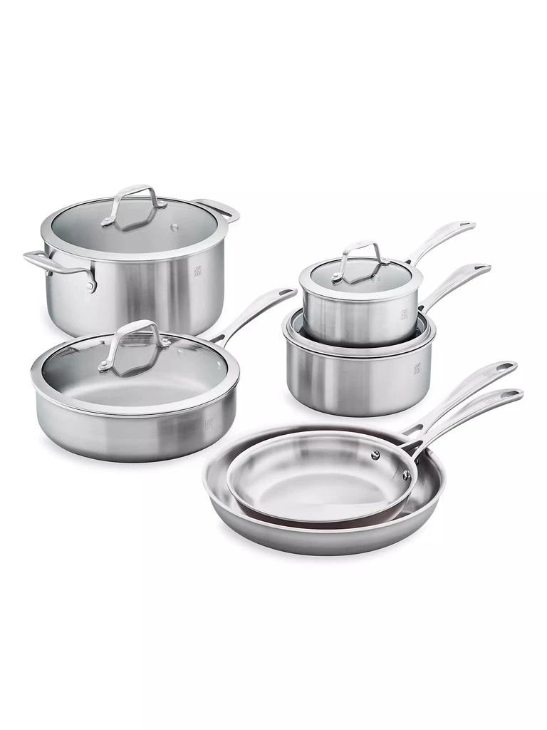 ZWILLING J.A. Henckels Spirit 3 Ply 10 Piece Stainless Steel Cookware Set 1