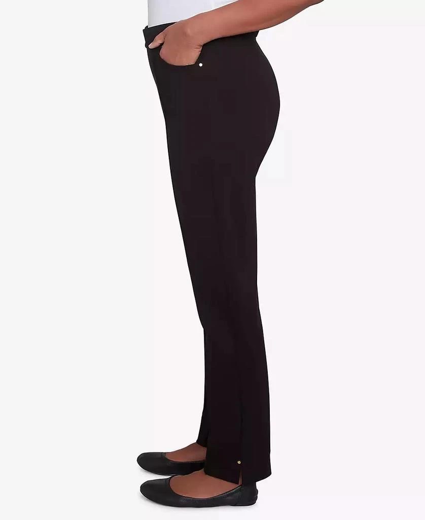 Alfred Dunner Women's Romancing the Stone Romance Short Length Ponte Pants 4