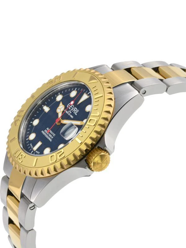 Gevril Wall Street 39MM Two Tone Stainless Steel Analog Bracelet Watch 2