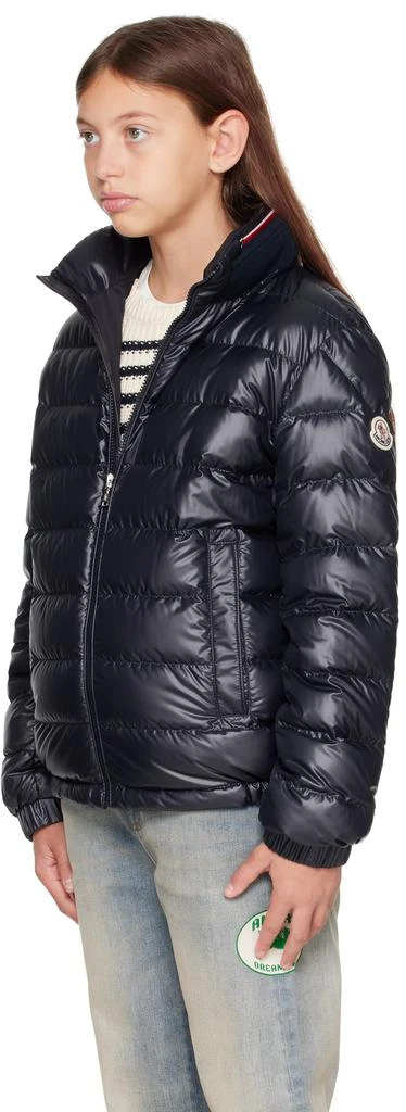 Moncler Big Kids Navy Brendann Hooded Down Jacket 4