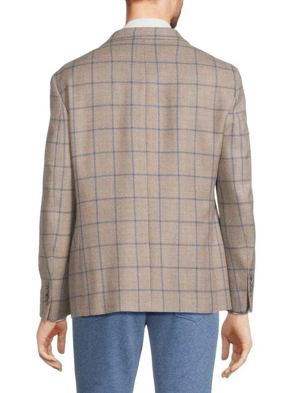 Tallia Plaid Wool Blend Slim-Fit Blazer 2