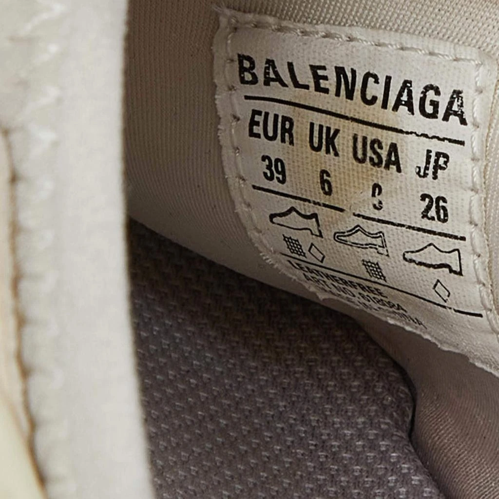 Balenciaga Balenciaga White Rubber and Neoprene Track Flat Slides Size 39 8