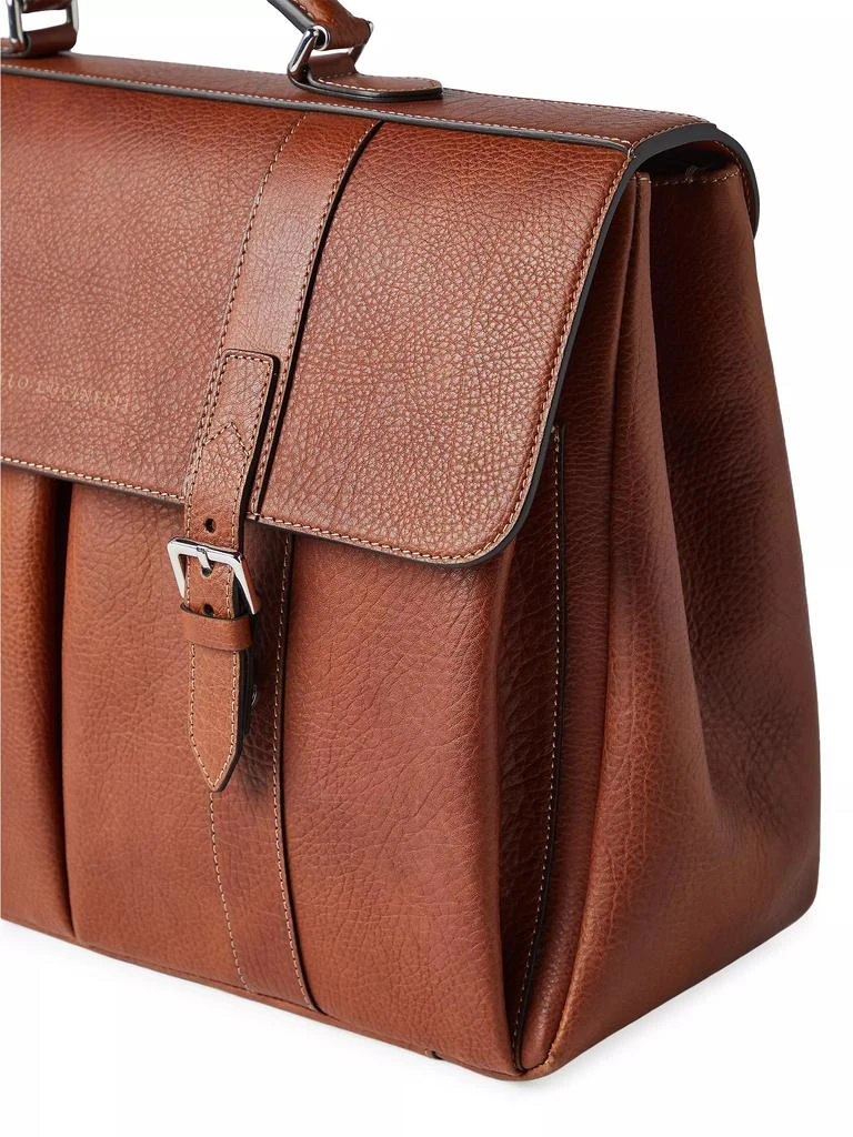 Brunello Cucinelli Grained Calfskin Briefcase 4