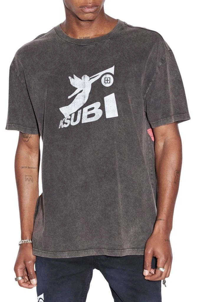 Ksubi Angels Biggie Cotton Graphic T-Shirt 1