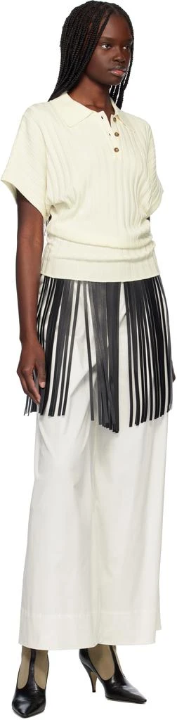 Recto Off-White Dolman Sleeves Knit Polo 4