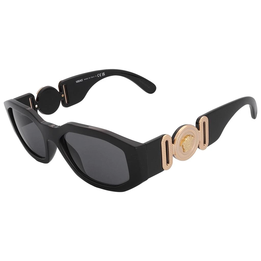 Shop Dark Grey Geometric Unisex Sunglasses VE4361 GB1/87 53  display picture 3