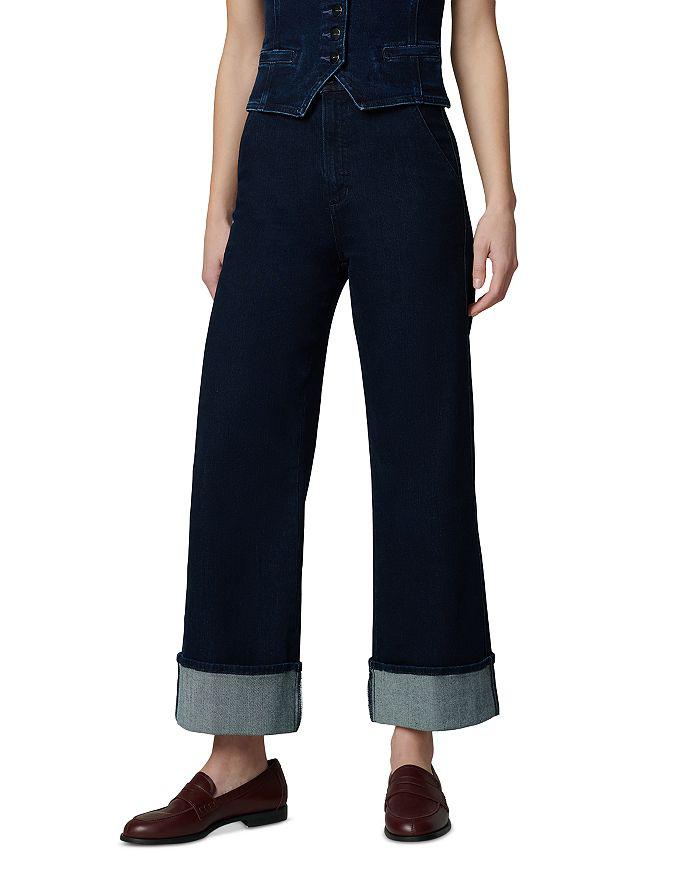 Joe's Jeans The Trixie High Rise Wide Cuff Trouser Jeans in Don't Worry