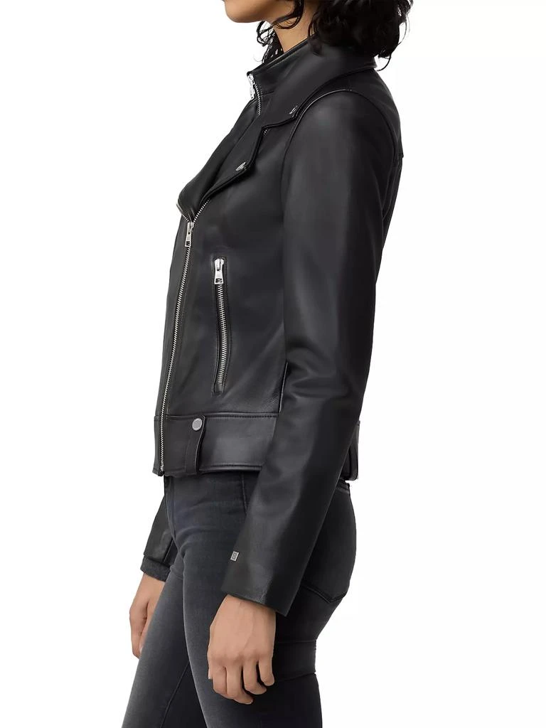 Soia & Kyo Ryder Fitted Leather Biker Jacket 4