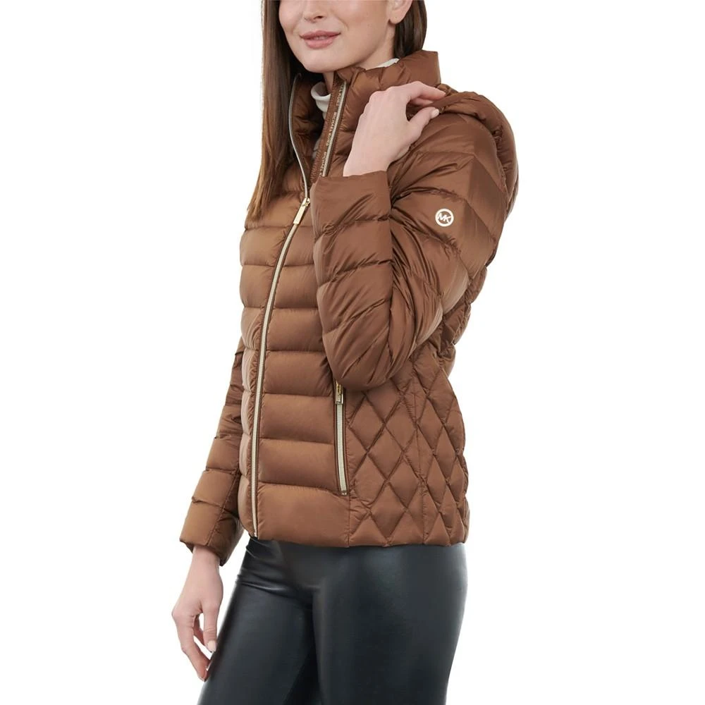 Michael Kors Women's Hooded Packable Down Puffer Coat, Created for Macy's 3
