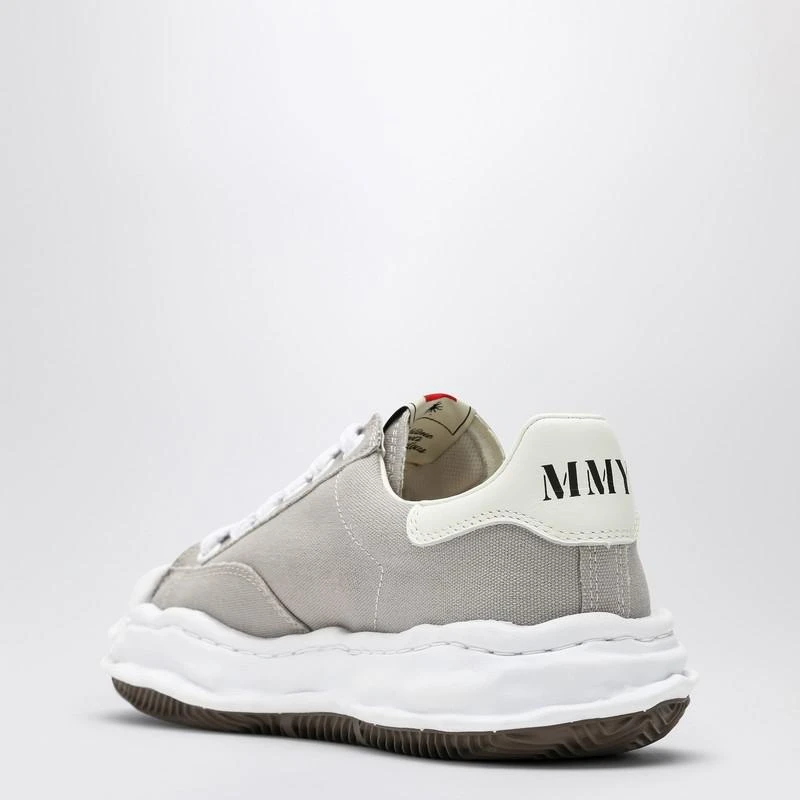 Maison MIHARA YASUHIRO Light grey canvas Blakey low-top sneakers 4