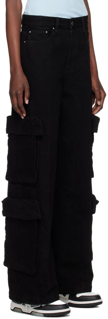AMIRI Black Baggy Cargo Jeans 2