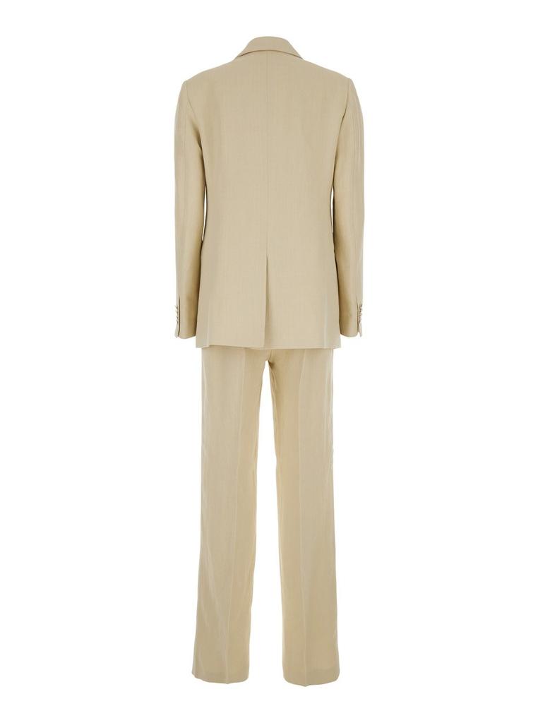 MAURO GRIFONI Mauro Grifoni Double Breasted Suit with Notched Lapels