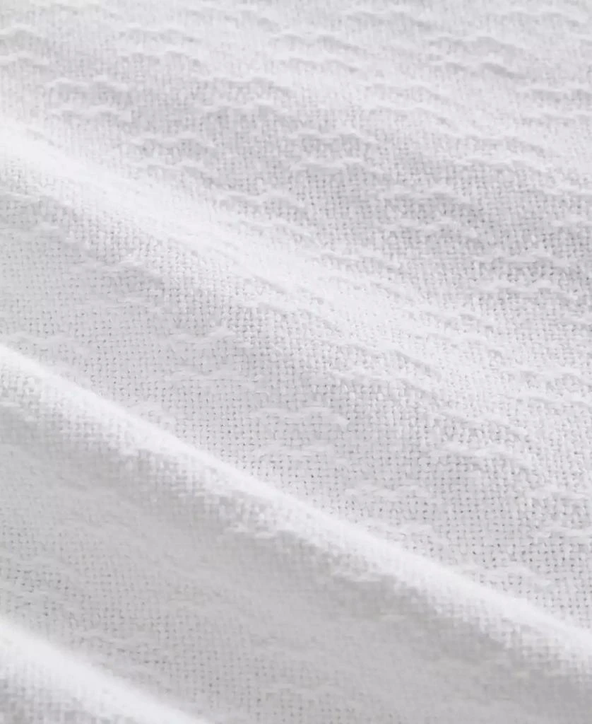 Nautica Ripple Cove White Cotton Blanket 5